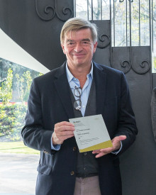 Luca Bolzani, propriétaire du bâtiment « Lo Scudo di Stabio »